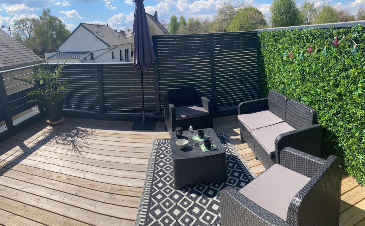 Gite La Terrasse Du 37 Breteil Buitenkant foto